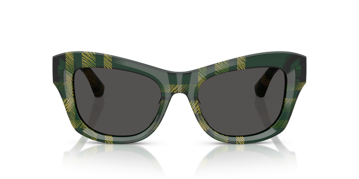 Burberry BE4442U 412587 Cuadriculado Verde / Gris oscuro vista 5