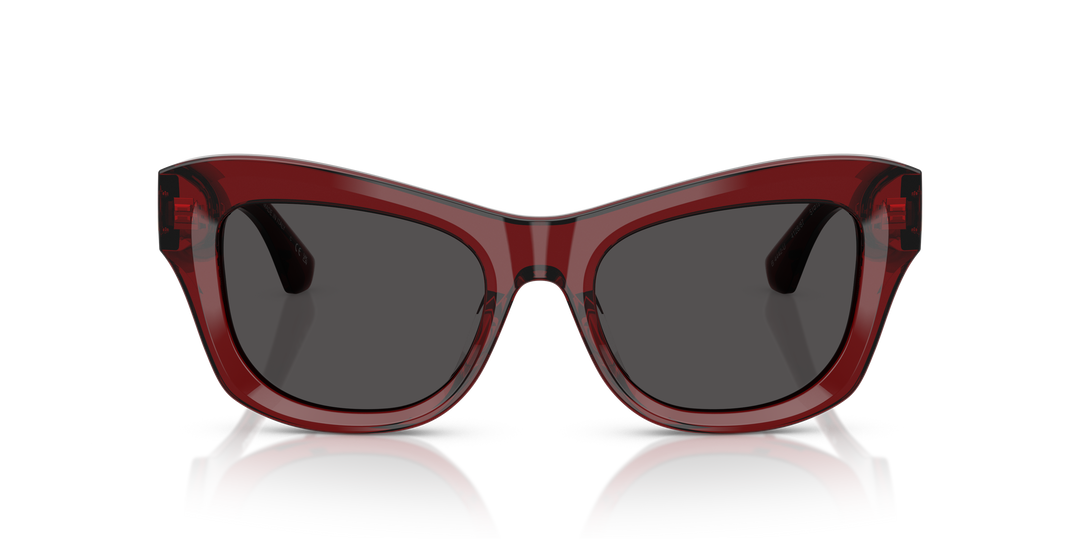Burberry BE4442U 412887 Burdeos / Gris oscuro vista 5