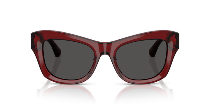 Burberry BE4442U 412887 Burdeos / Gris oscuro vista 5