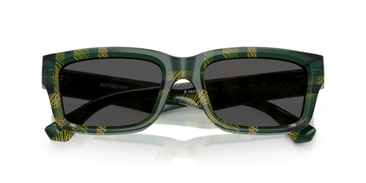Burberry BE4443 412587 Cuadriculado Verde / Gris oscuro vista 6