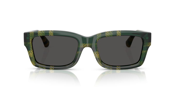 Burberry BE4443 412587 Cuadriculado Verde / Gris oscuro vista 5