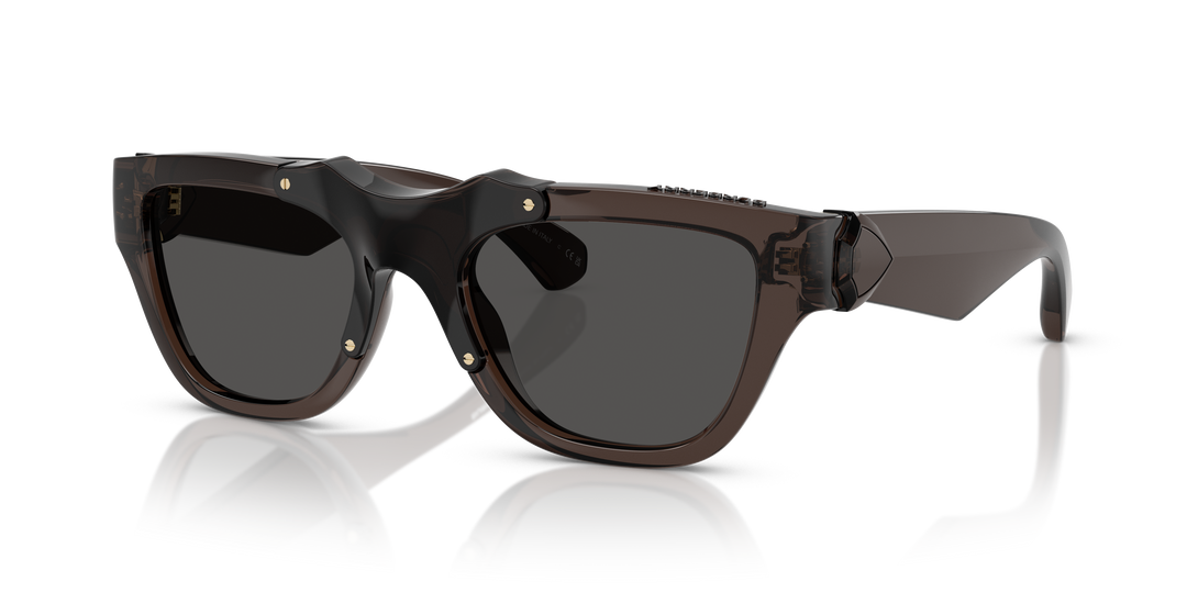 Burberry BE4445U 411287 Gris oscuro vista 2
