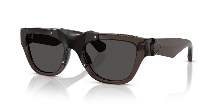 Burberry BE4445U 411287 Gris oscuro vista 2