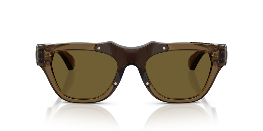 Burberry BE4445U 414373 Verde / Marrón oscuro vista 5