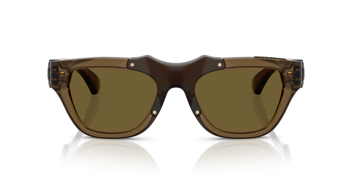 Burberry BE4445U 414373 Verde / Marrón oscuro vista 5