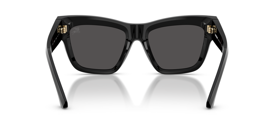 Burberry BE4449 300187 Negro / Gris oscuro vista 4