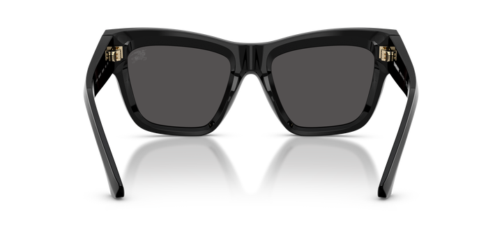 Burberry BE4449 300187 Negro / Gris oscuro vista 4