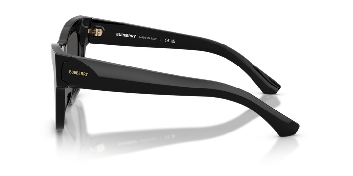 Burberry BE4449 300187 Negro / Gris oscuro vista 3