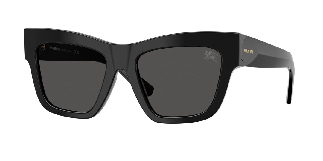 Burberry BE4449 300187 Negro / Gris oscuro vista 1