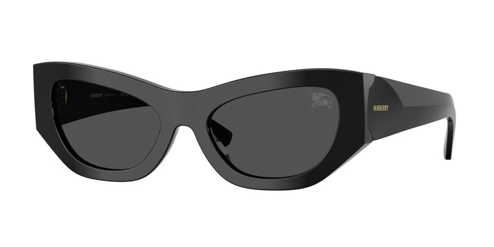 Burberry BE4450U 300187 Negro / Gris oscuro vista 1