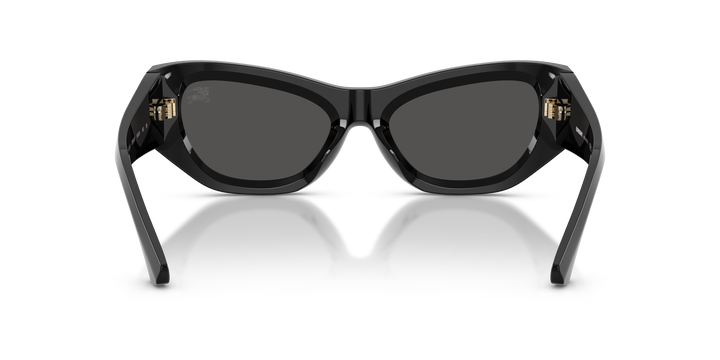 Burberry BE4450U 300187 Negro / Gris oscuro vista 4