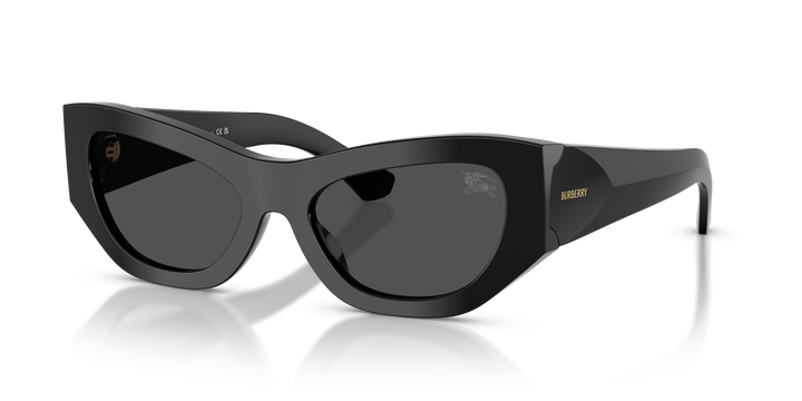 Burberry BE4450U 300187 Negro / Gris oscuro vista 2