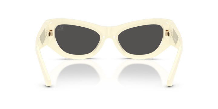 Burberry BE4450U 415887 Marfil Blanco / Gris oscuro vista 4