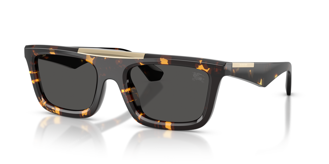 Burberry BE4451U 410687 Havana Amarillo / Gris oscuro vista 2