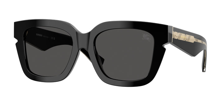 Burberry BE4453 300187 Negro / Gris oscuro vista 1