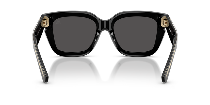 Burberry BE4453 300187 Negro / Gris oscuro vista 4
