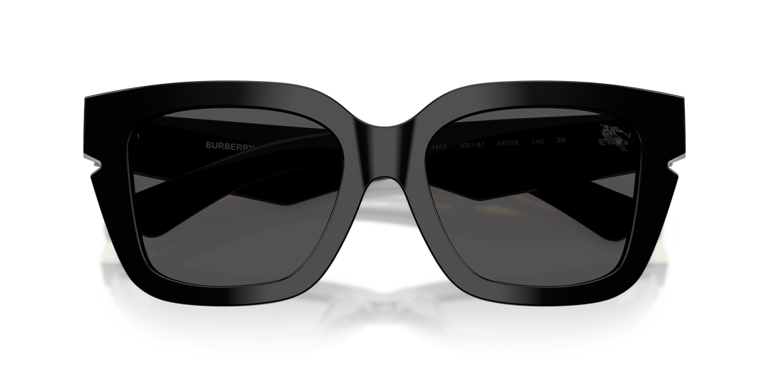 Burberry BE4453 300187 Negro / Gris oscuro vista 6