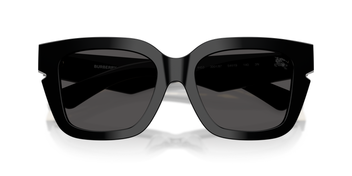 Burberry BE4453 300187 Negro / Gris oscuro vista 6