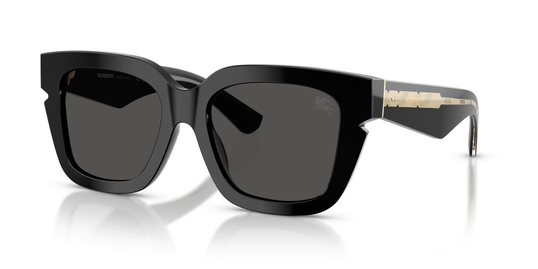 Burberry BE4453 300187 Negro / Gris oscuro vista 2