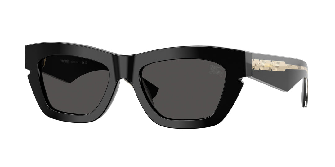 Burberry BE4454 300187 Negro / Gris oscuro vista 1