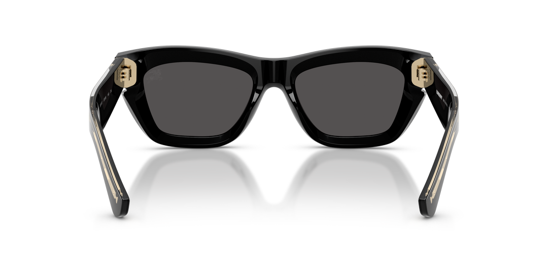 Burberry BE4454 300187 Negro / Gris oscuro vista 4