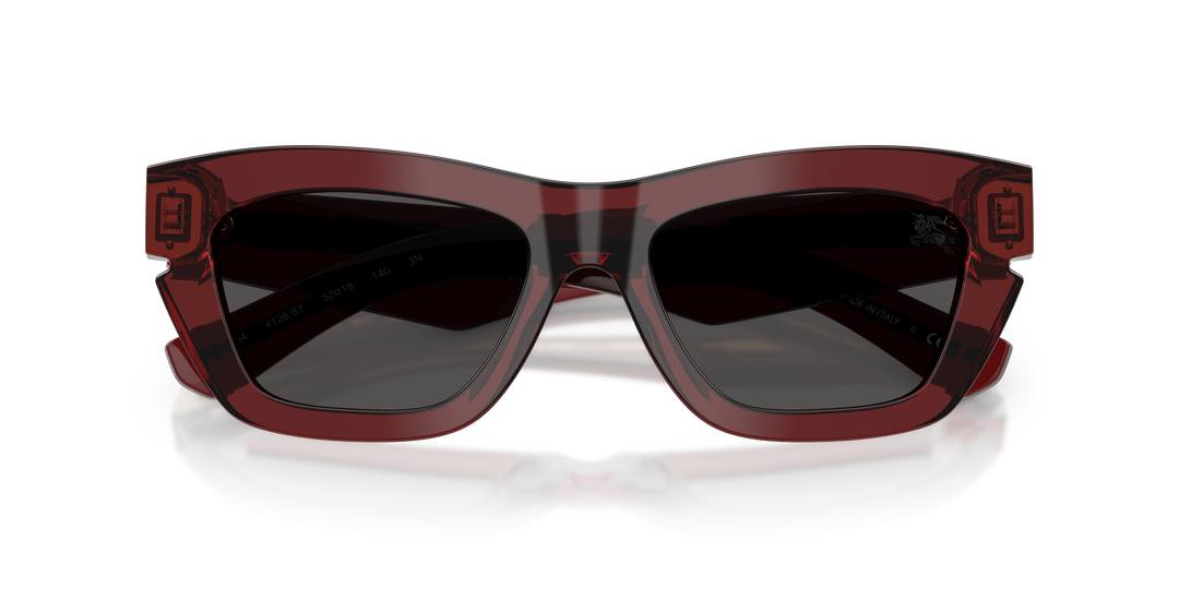 Burberry BE4454 412887 Burdeos / Gris oscuro vista 6