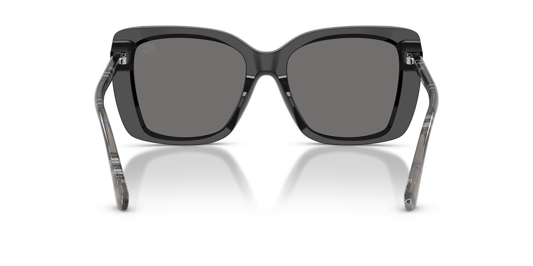 Burberry BE4456 416581 Negro / Gris oscuro polarizado vista 4