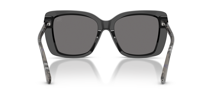 Burberry BE4456 416581 Negro / Gris oscuro polarizado vista 4