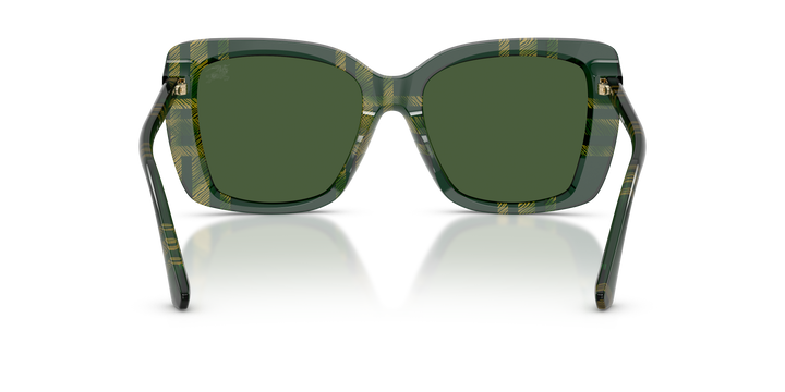 Burberry BE4456 416971 Cuadriculado Verde / Verde oscuro vista 4