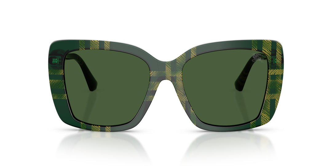 Burberry BE4456 416971 Cuadriculado Verde / Verde oscuro vista 5