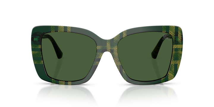 Burberry BE4456 416971 Cuadriculado Verde / Verde oscuro vista 5