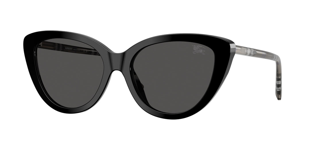 Burberry BE4457 416587 Negro / Gris oscuro vista 1