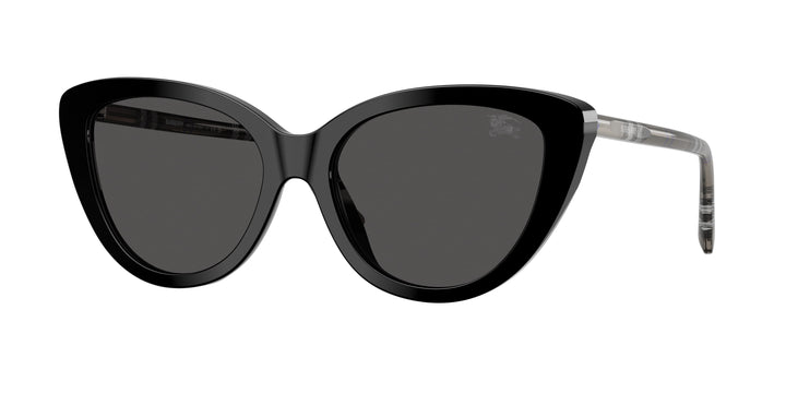Burberry BE4457 416587 Negro / Gris oscuro vista 1