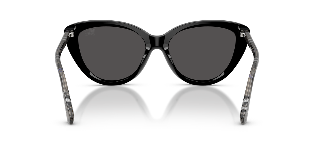 Burberry BE4457 416587 Negro / Gris oscuro vista 4