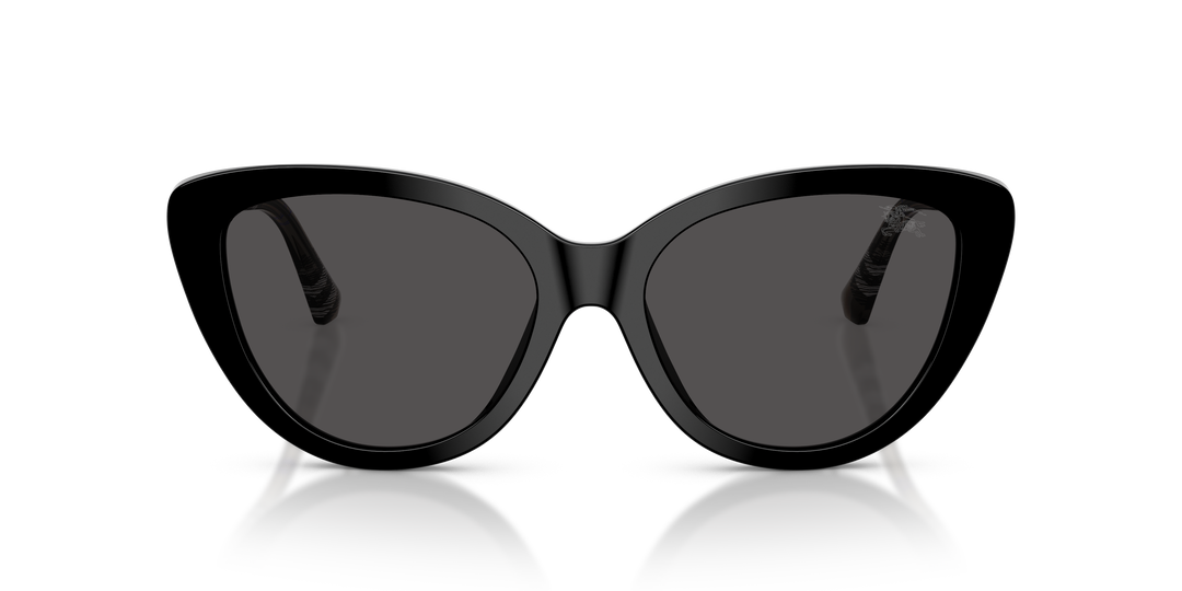 Burberry BE4457 416587 Negro / Gris oscuro vista 5