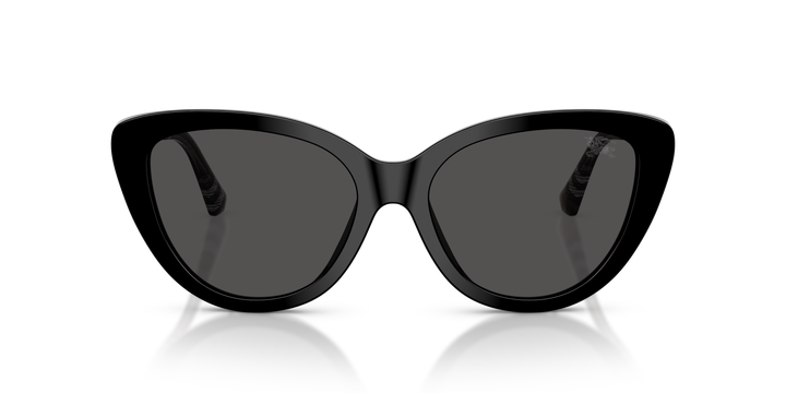 Burberry BE4457 416587 Negro / Gris oscuro vista 5