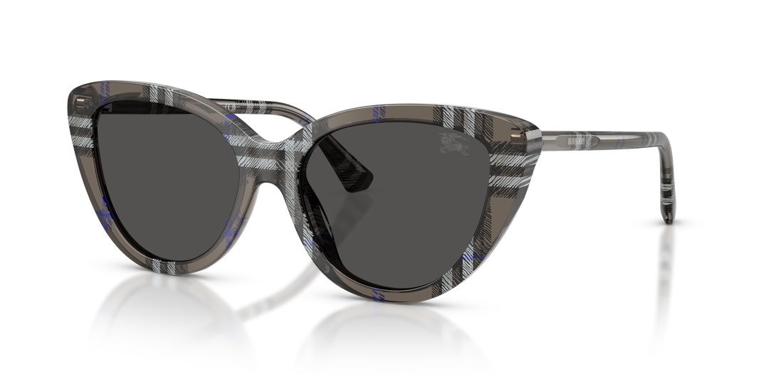 Burberry BE4457 416687 Liquen A Cuadros / Gris oscuro vista 2