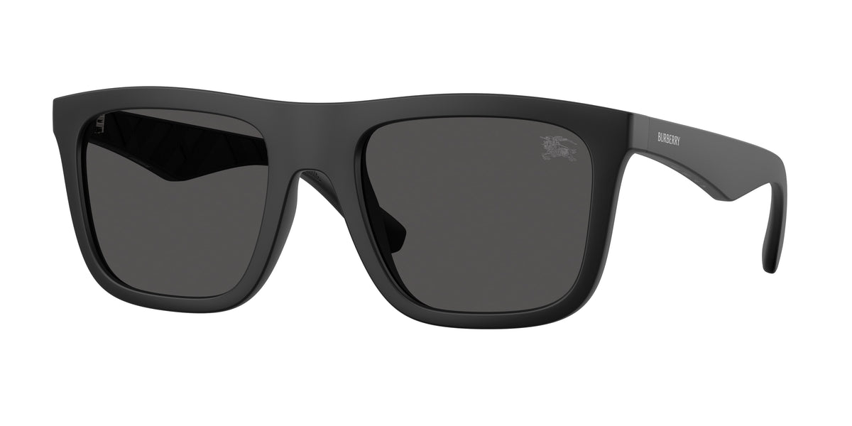 BURBERRY BE4458U · 55mm / Negro mate / Gris oscuro