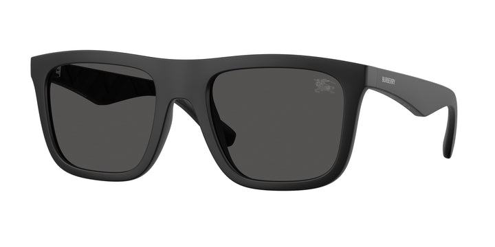 Burberry BE4458U 346487 Negro mate / Gris oscuro vista 1
