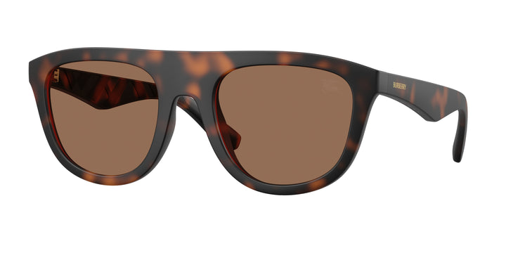Burberry BE4459U 353673 Havana oscuro mate / Marrón oscuro vista 1