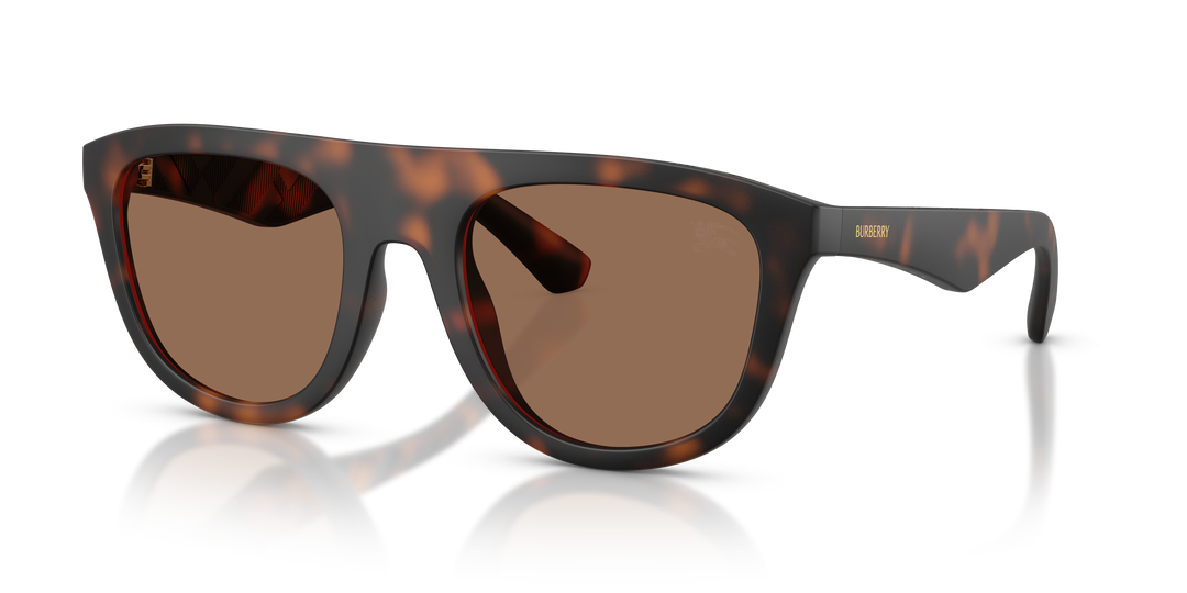 Burberry BE4459U 353673 Havana oscuro mate / Marrón oscuro vista 2
