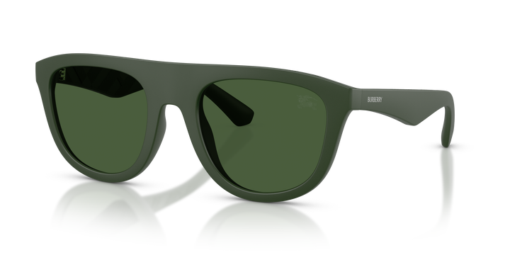 Burberry BE4459U 417071 Verde mate / Verde oscuro vista 2