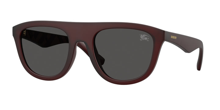 Burberry BE4459U 417187 Burdeos mate / Gris oscuro vista 1