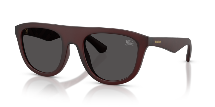 Burberry BE4459U 417187 Burdeos mate / Gris oscuro vista 2