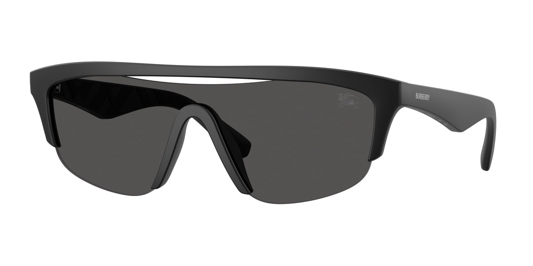 Burberry BE4460U 346487 Negro mate / Gris oscuro vista 1