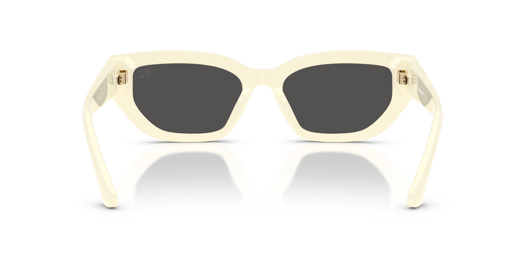 Burberry BE4463D 415887 Blanco / Gris oscuro vista 4
