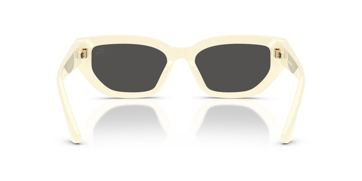 Burberry BE4463D 415887 Blanco / Gris oscuro vista 4