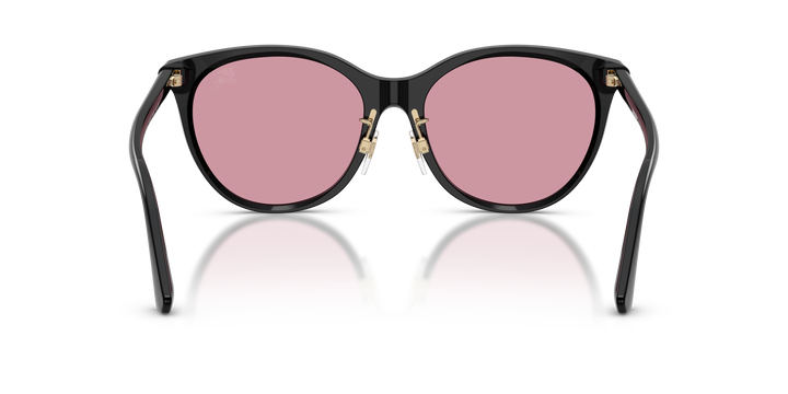 Burberry BE4464D 300130 Negro / Rosa Specchio Argento vista 4
