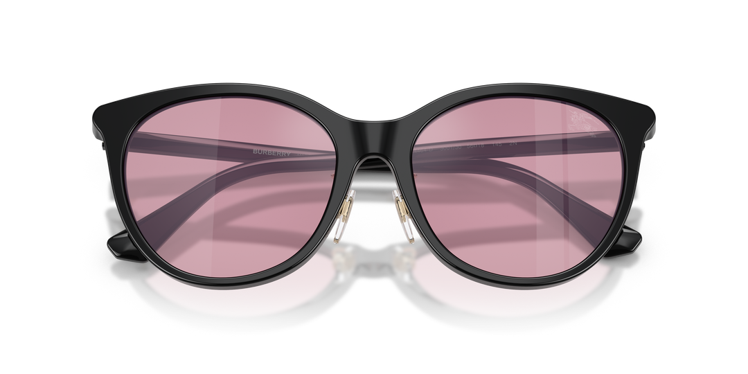 Burberry BE4464D 300130 Negro / Rosa Specchio Argento vista 6