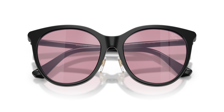 Burberry BE4464D 300130 Negro / Rosa Specchio Argento vista 6